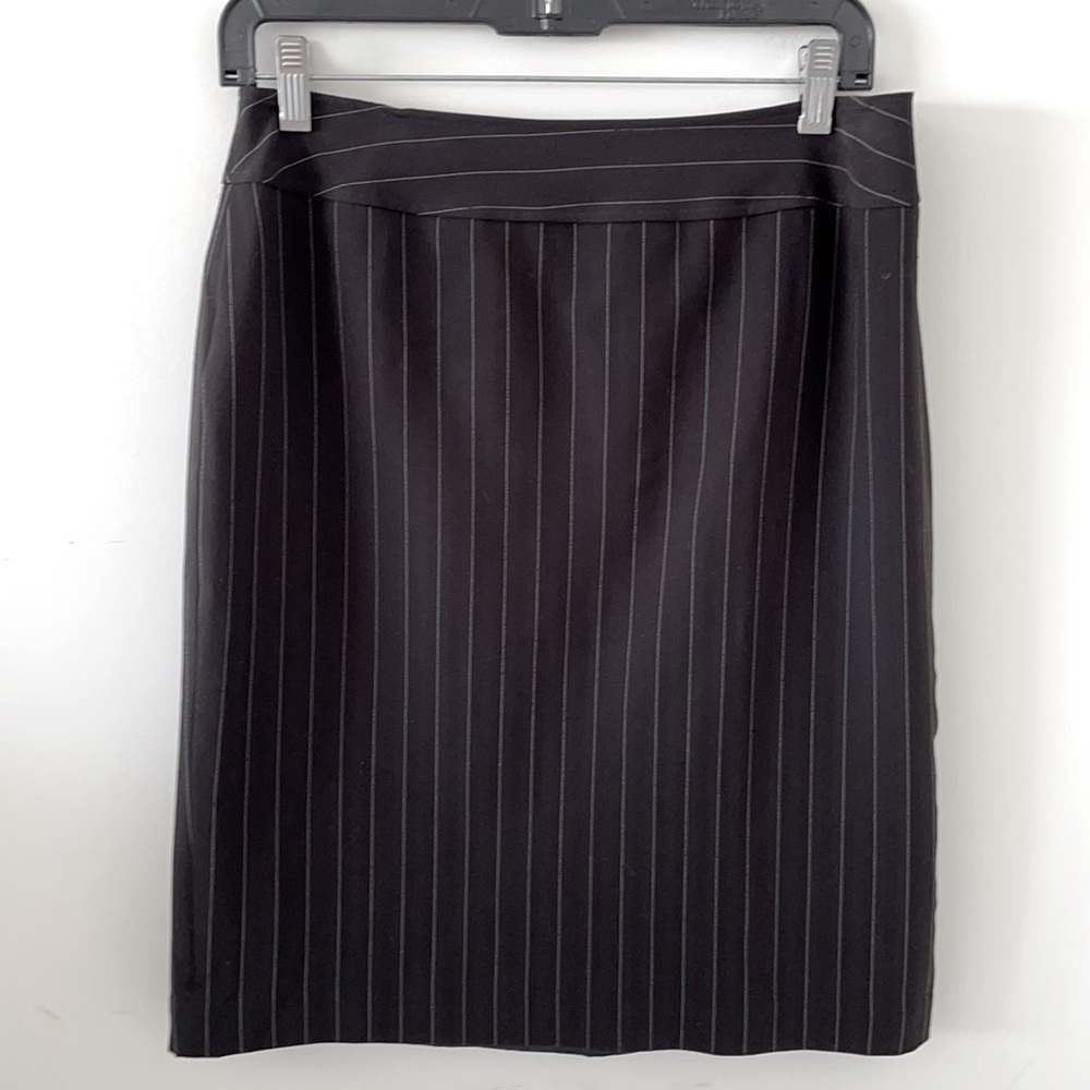Worthington Striped Career Skirt